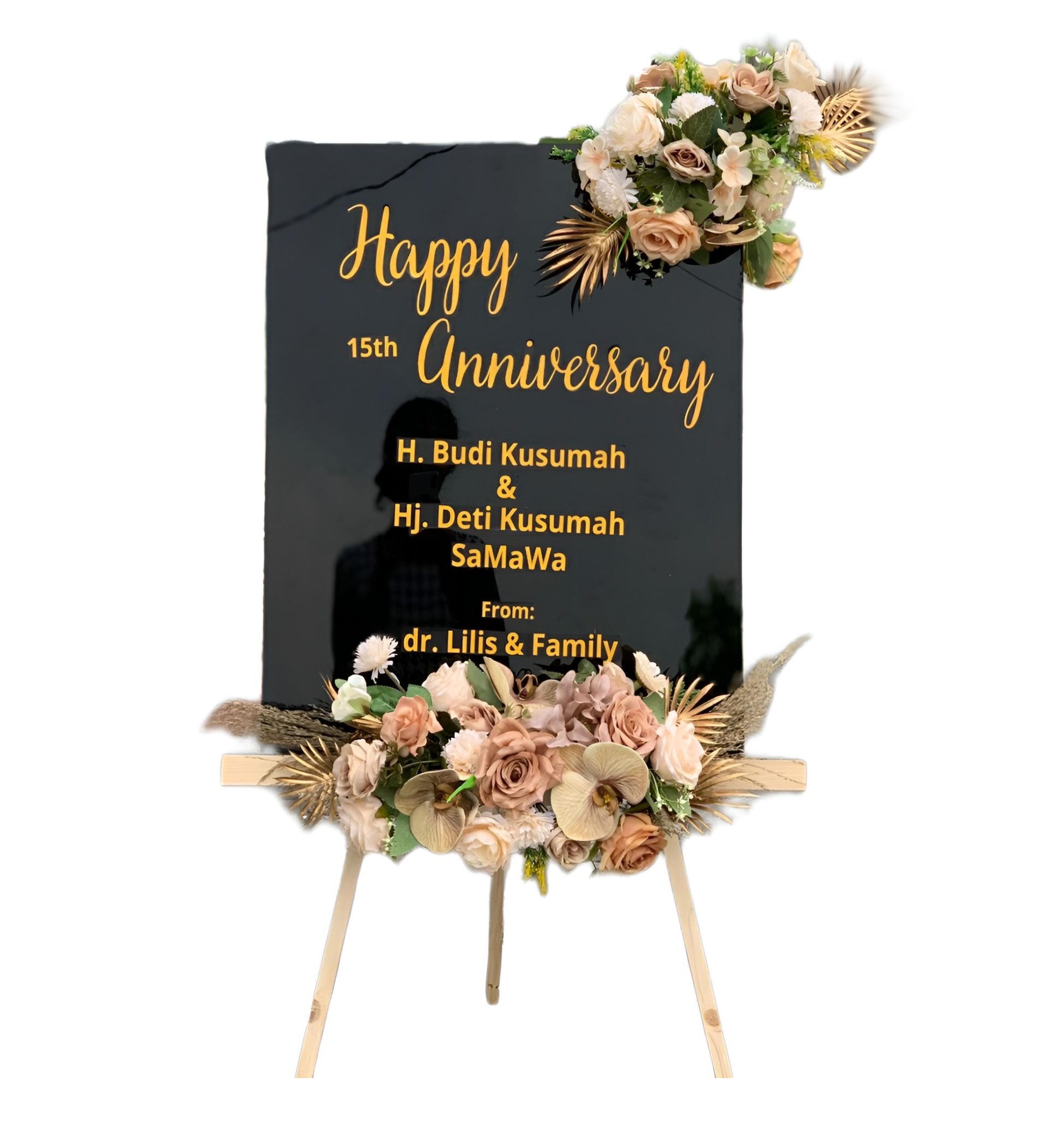 Papan Bunga Akrilik Dawuan